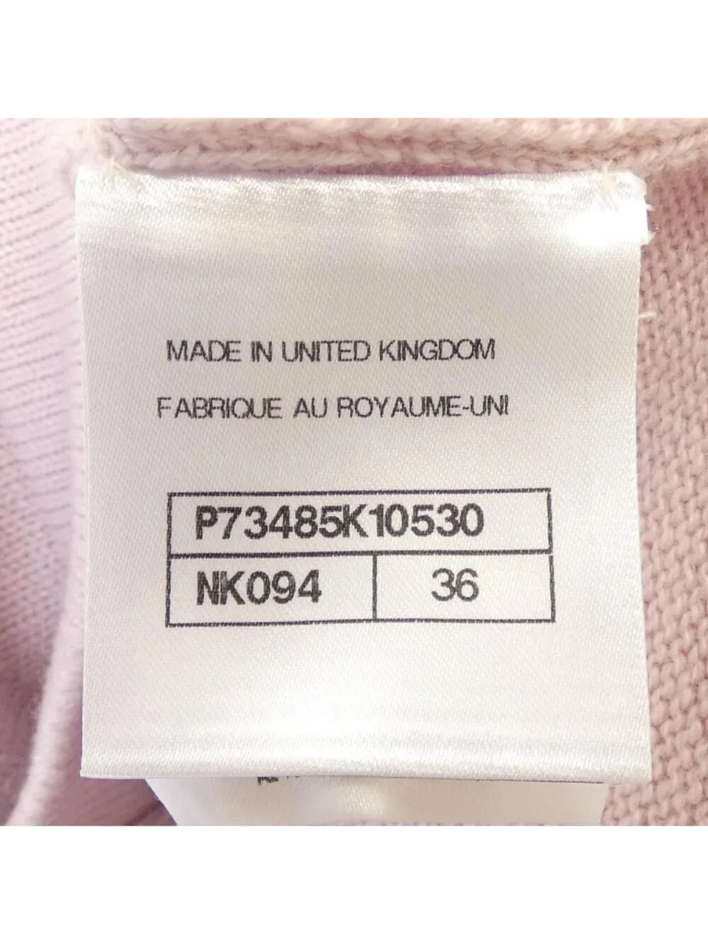 Chanel Long Cardigan Pink
